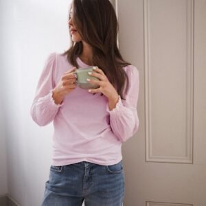 Cotton crew neck t-shirt - Pink
